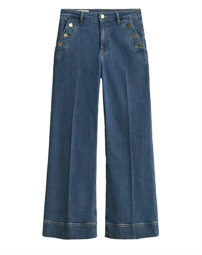 Gant - Flare Nautical Jeans - Mid Blue
